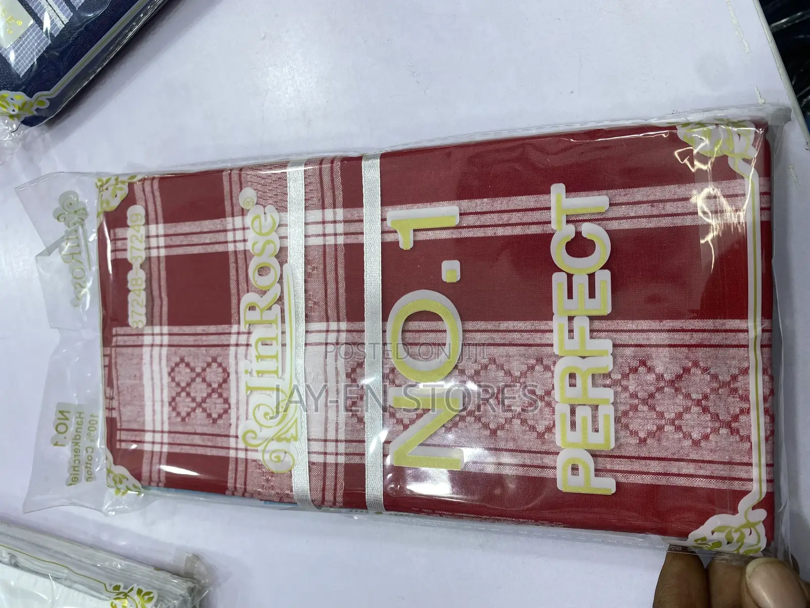 3 Colored Plain Handkerchiefs