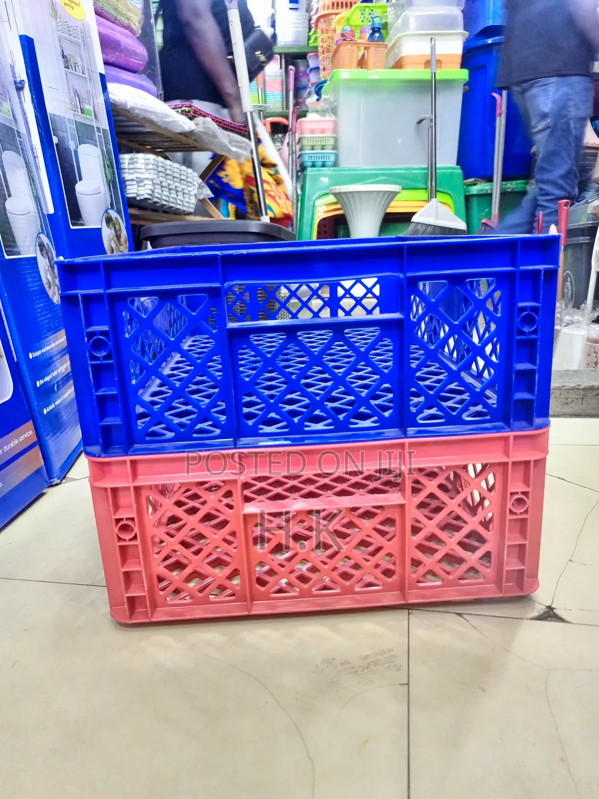 Stackable Plastic Crates