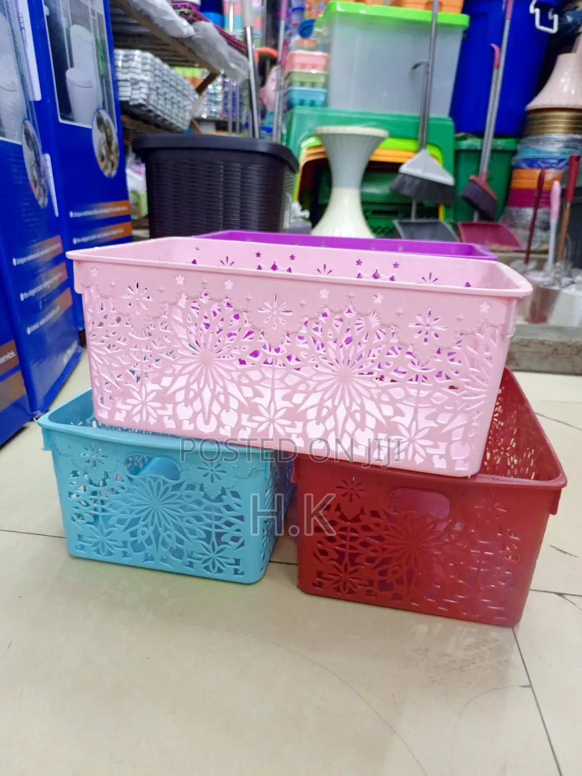 Multipurpose Plastic Storage Basket