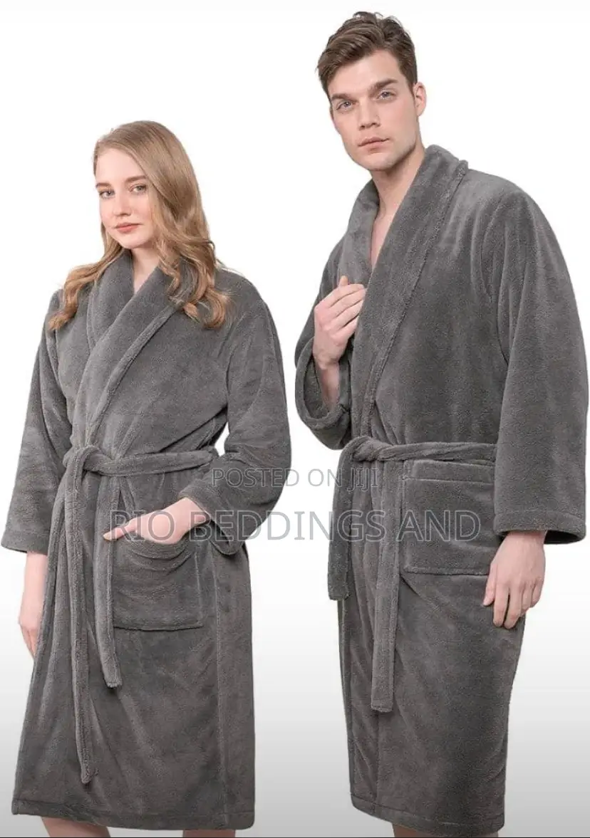Bathrobes Grey, Pink and Blue