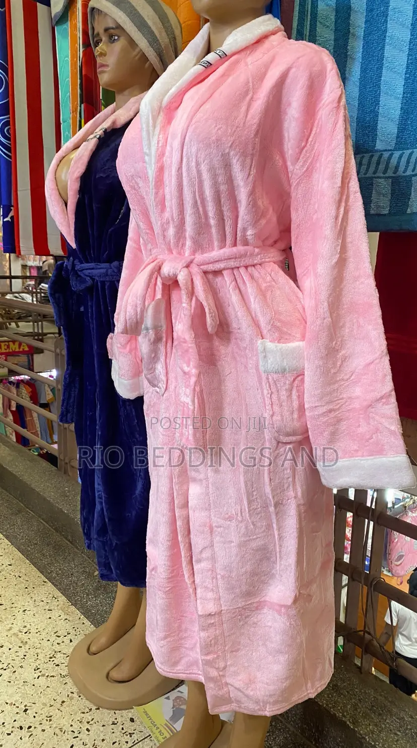 Bathrobes Grey, Pink and Blue