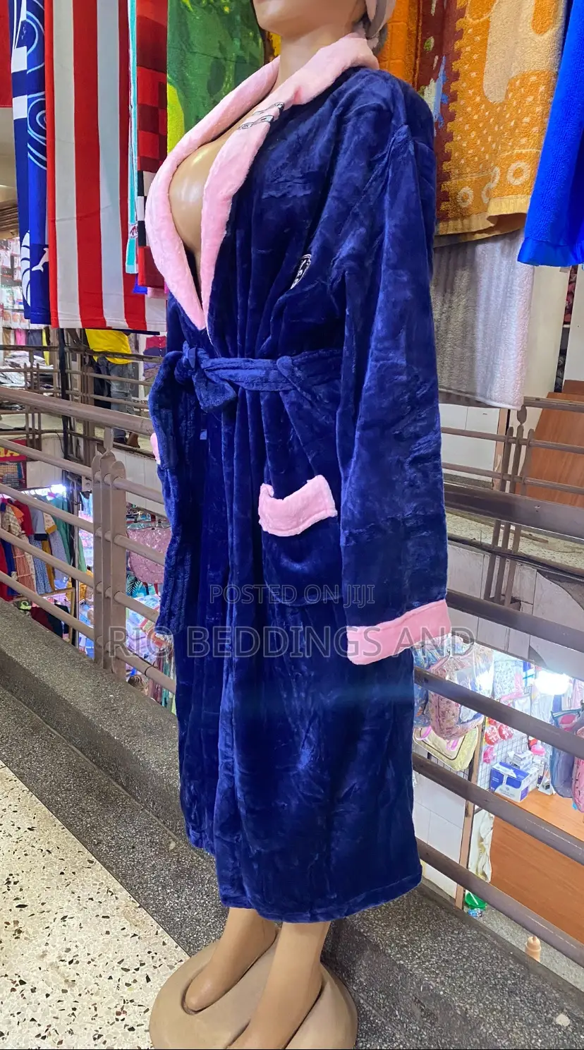 Bathrobes Grey, Pink and Blue