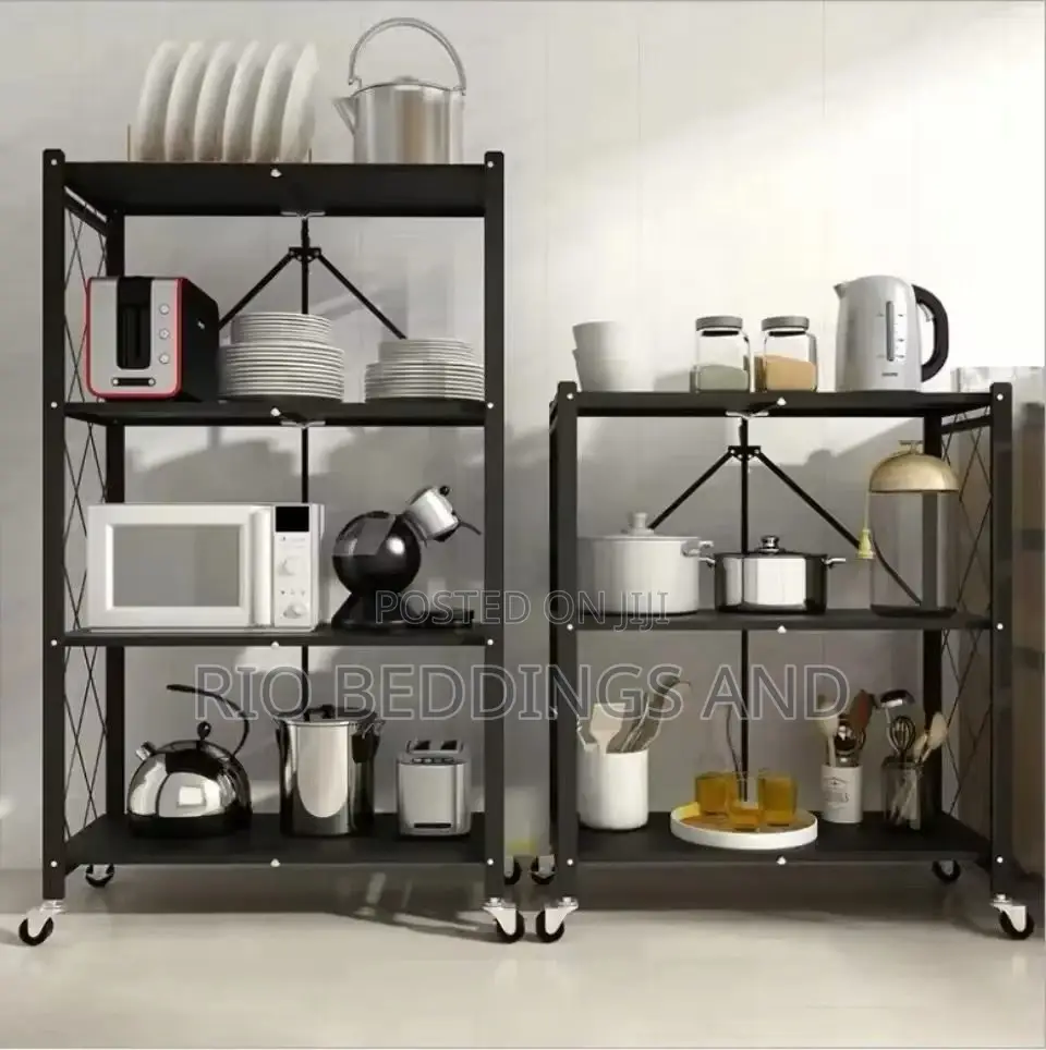 Foldable Kitchen Organizer With Four Layers