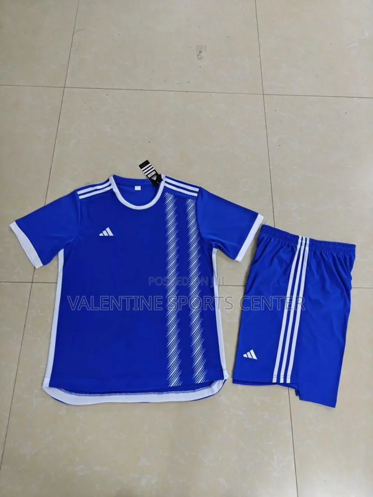 Blue Colors With White Colour Jersey Adidas