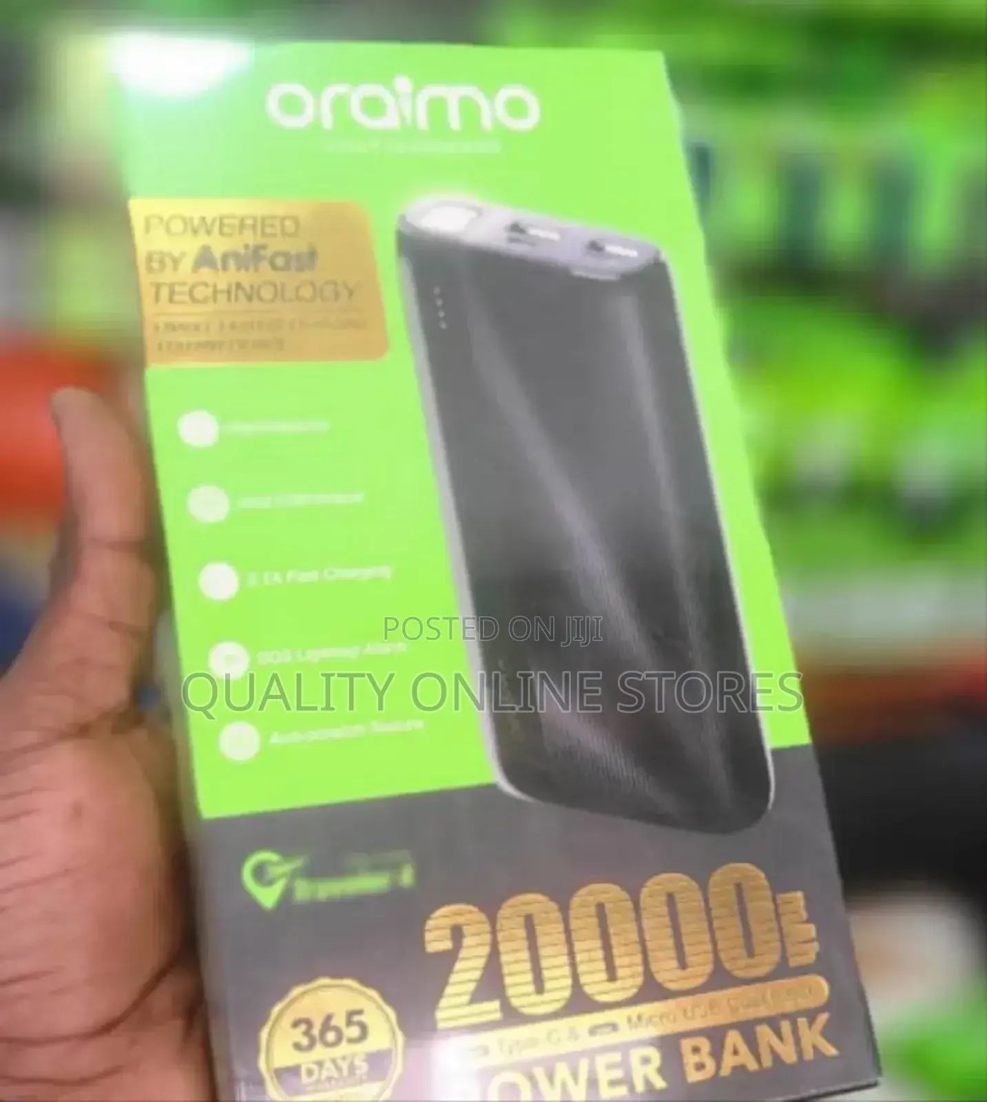 Black Oraimo Power Bank