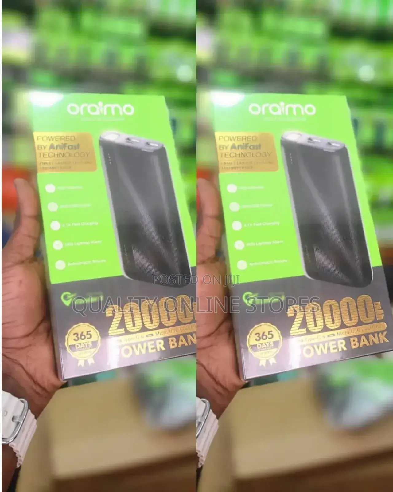 Black Oraimo Power Bank