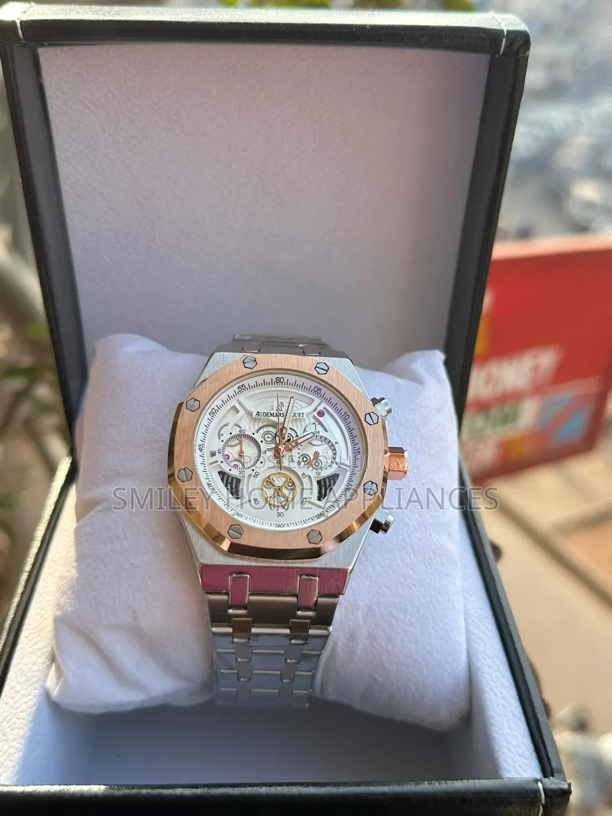 Audemars Piguet Men's Silver White Face Classic Watch