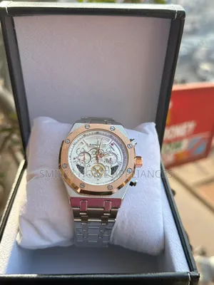 Audemars Piguet Men's Silver White Face Classic Watch