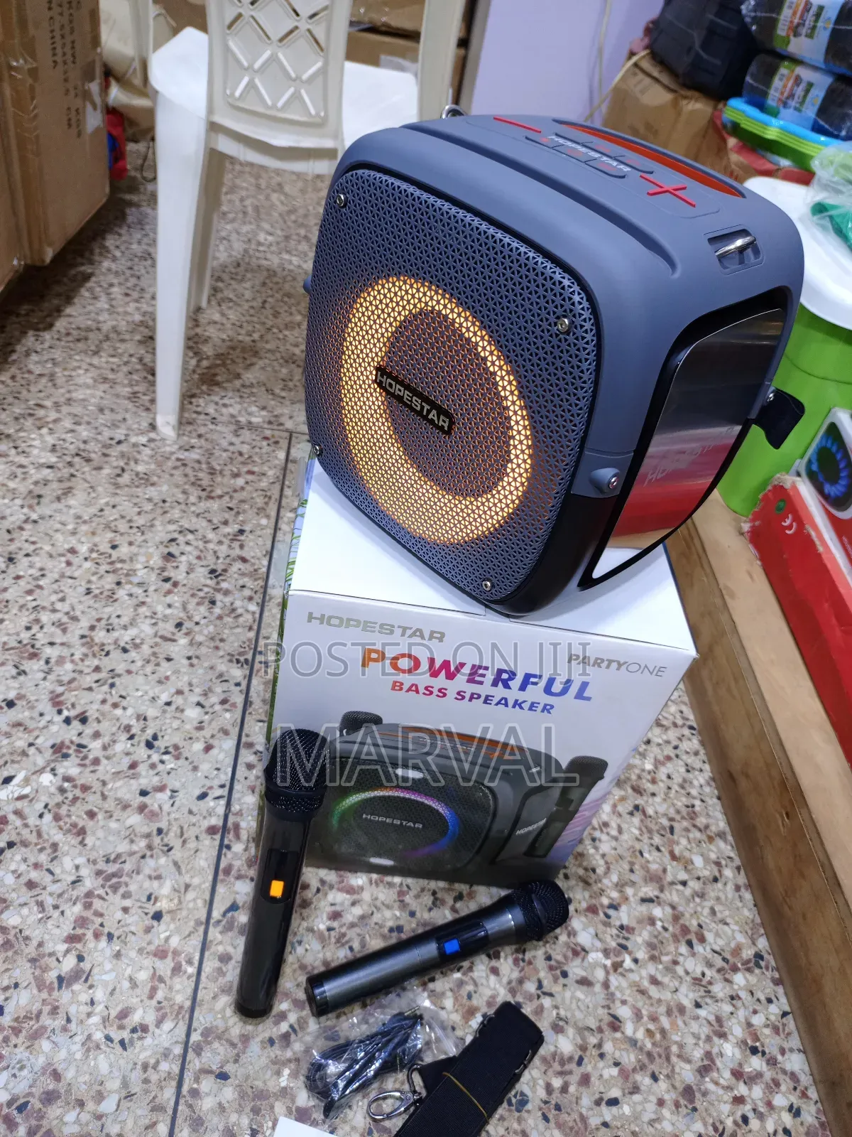 Party One 80w RGB Lighting Wireless Bluetooth Speaker