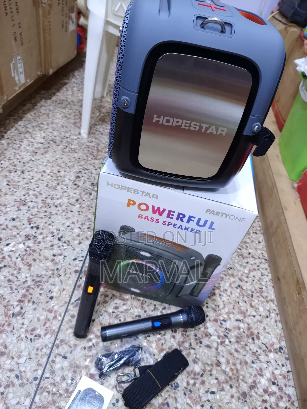Party One 80w RGB Lighting Wireless Bluetooth Speaker