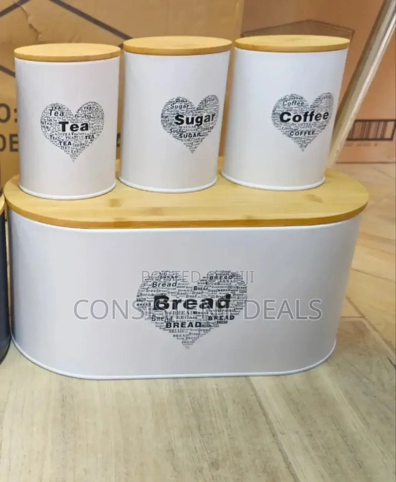 4pcs Bread Bin Set