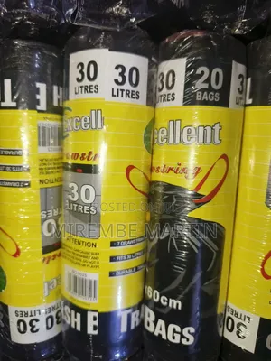 30 Liters
 Garbage Bags.20 Pieces