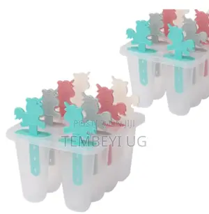 6 Cavity Ice Popsicle Makers Ice Lolly Plastic Molds