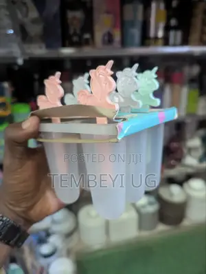 6 Cavity Ice Popsicle Makers Ice Lolly Plastic Molds