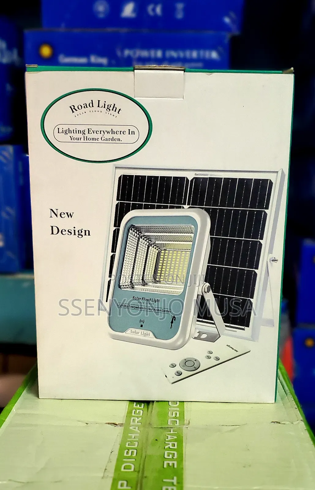 100w Solar Outdoor Roadlights With Remote Control Motion D