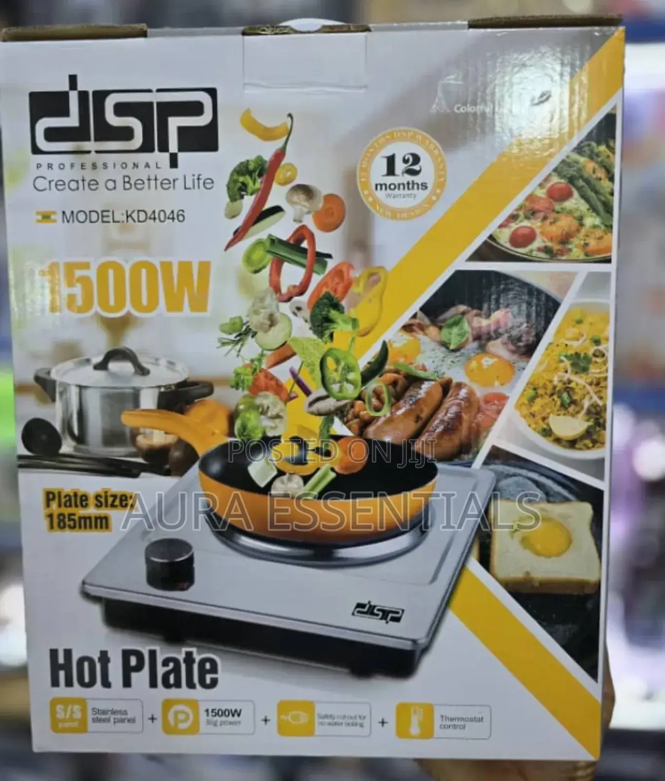 DSP Electric Cast Iron Single Burner