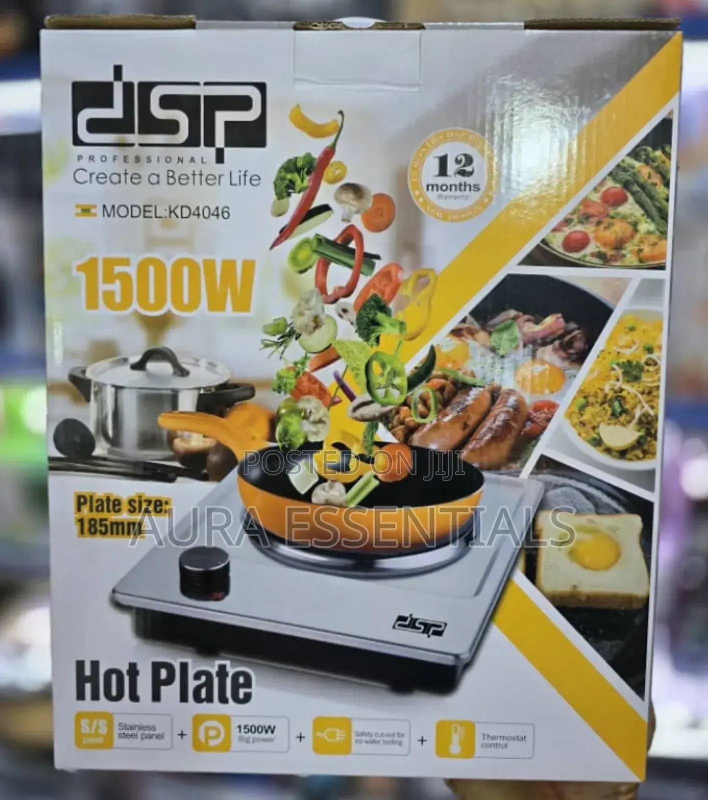 DSP Electric Cast Iron Single Burner