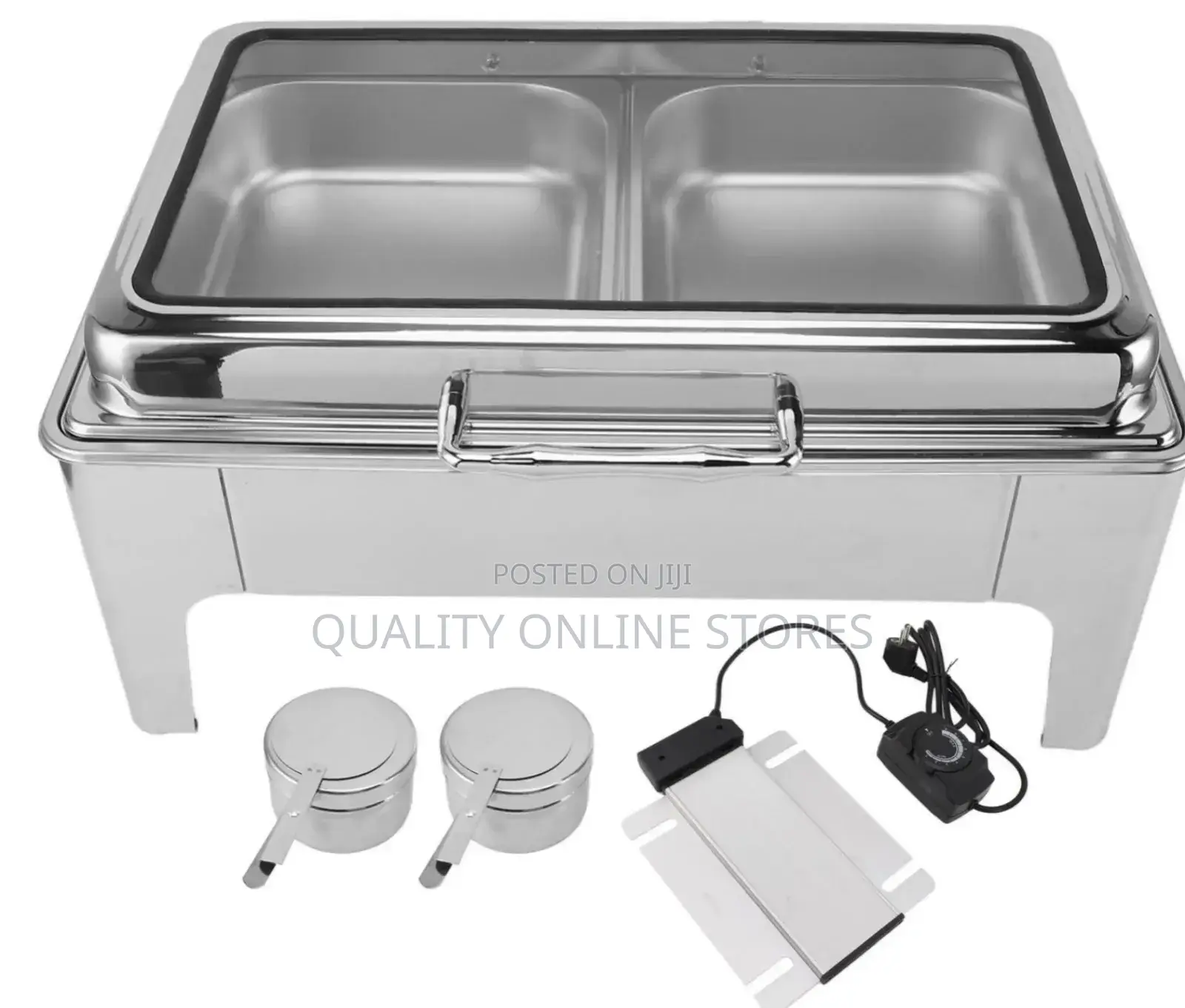 Double Stainless Chafing Dishes