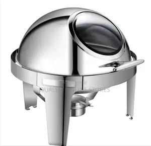 Round Glass Chafing Dishes