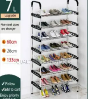 Metallic Shoe Wardrobe