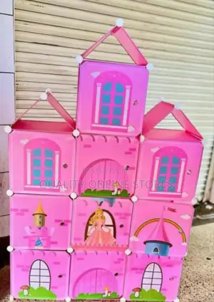 Pink Plastic Kid's Wardrobe