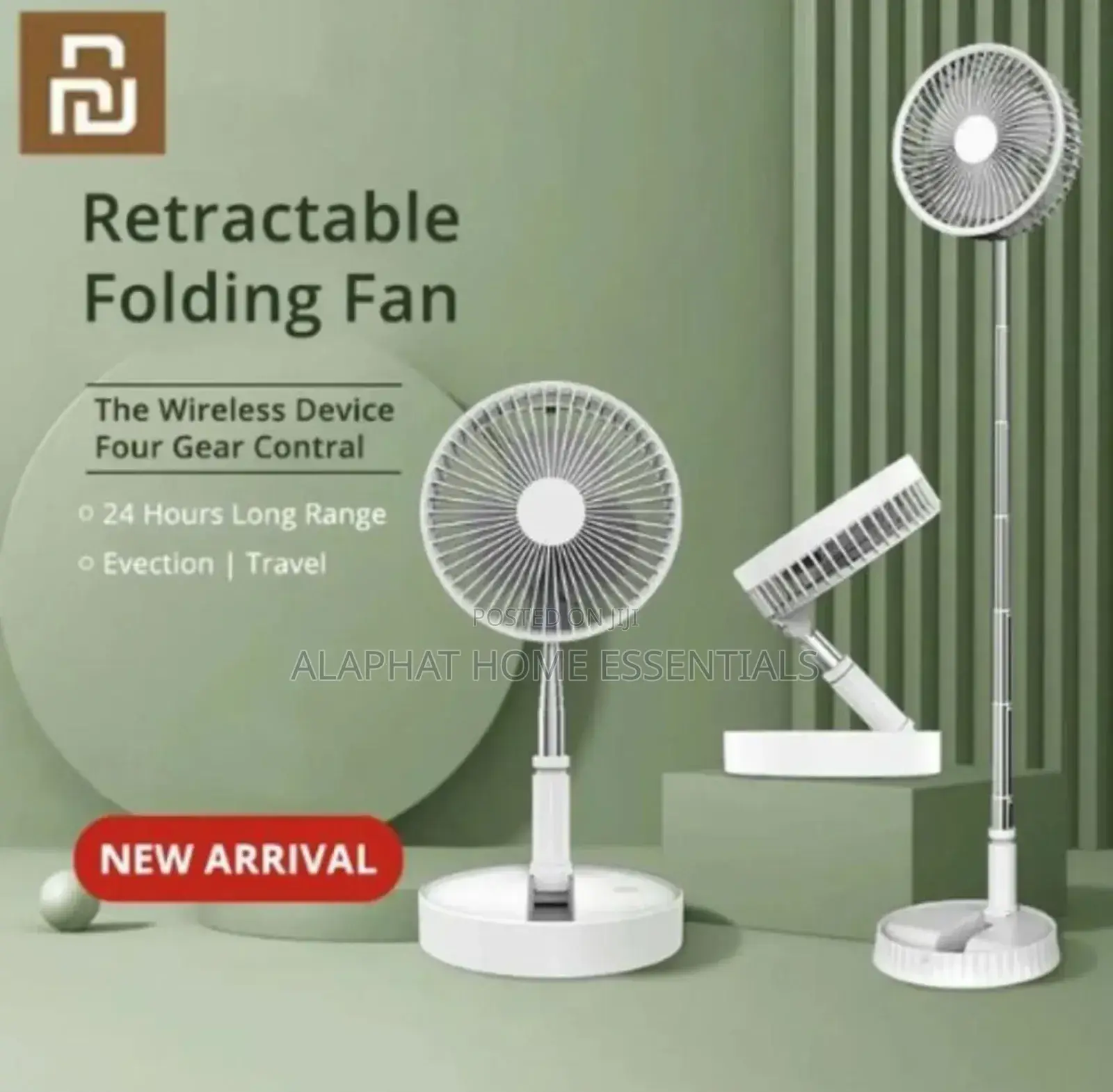 Retractable Folding Fan