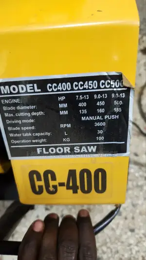 Concrete Cutter/ Floor Saw Key to Start