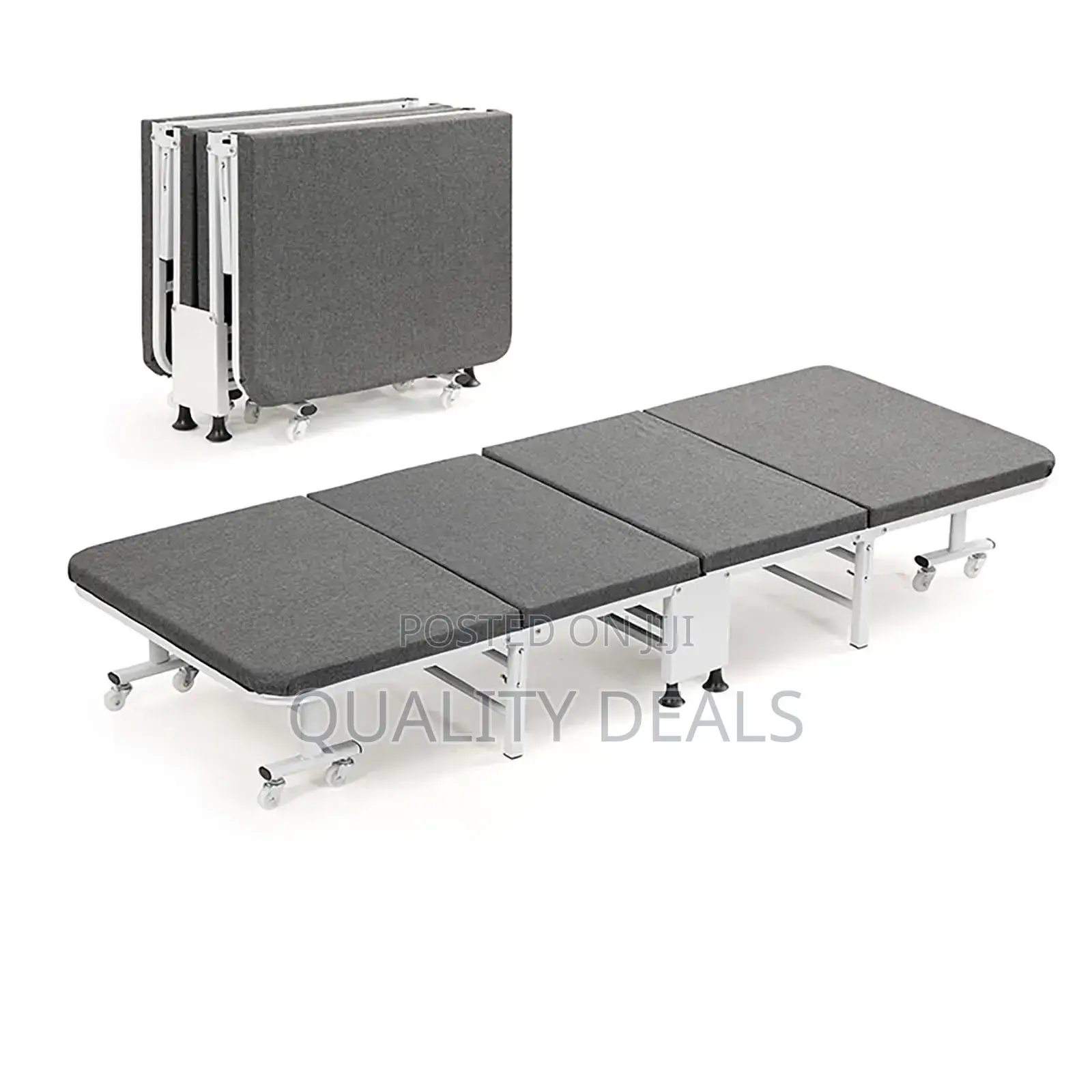 Single Folding Bed With Foam Mattress