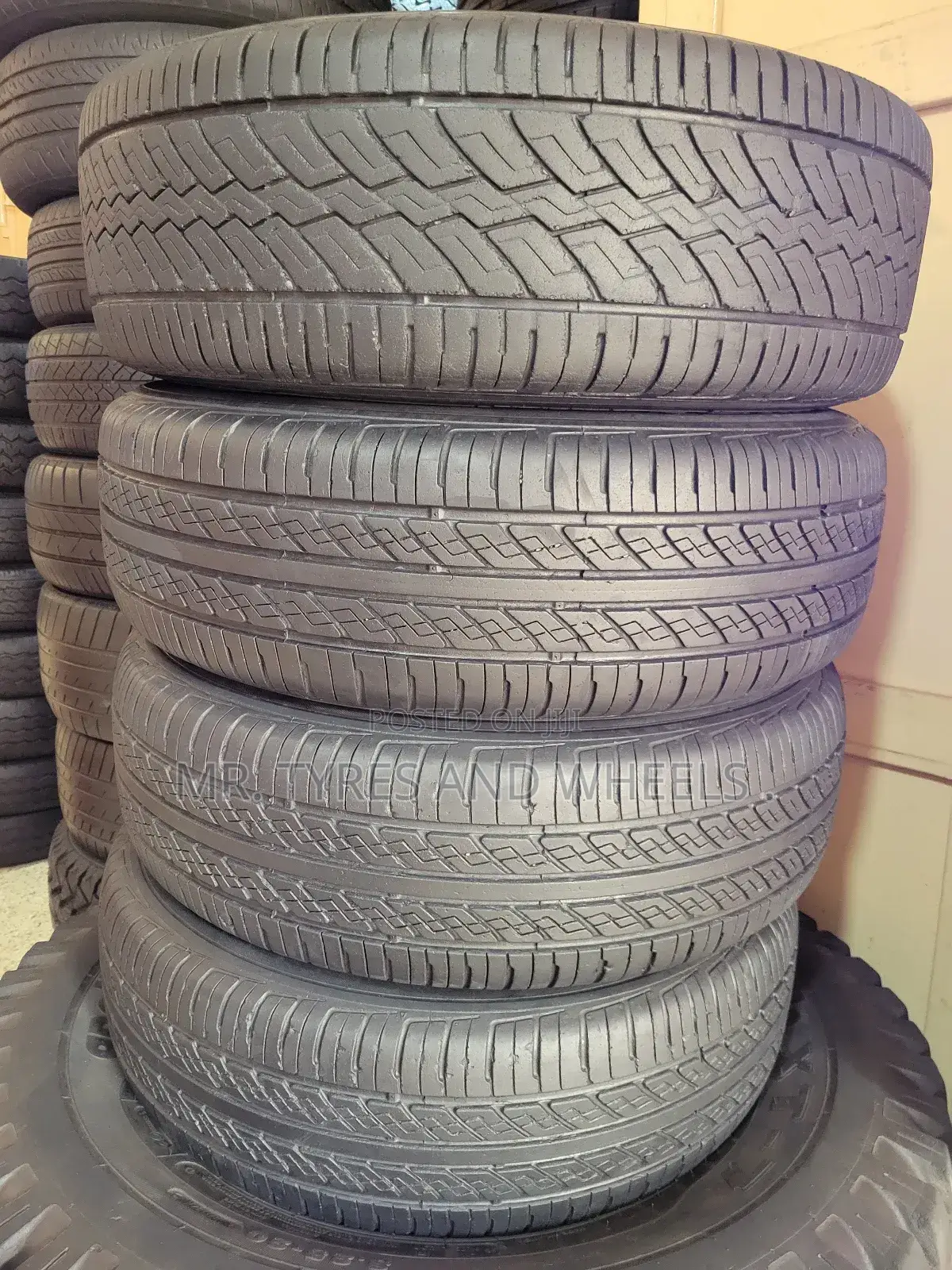 It's 215 70 R16 Used Achilles but Vry Comfortable Tires