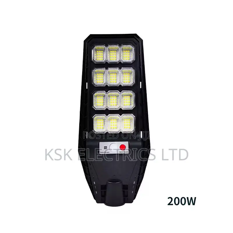 200w Outdoor Solar Street Light Radar Induction Solar Led Li