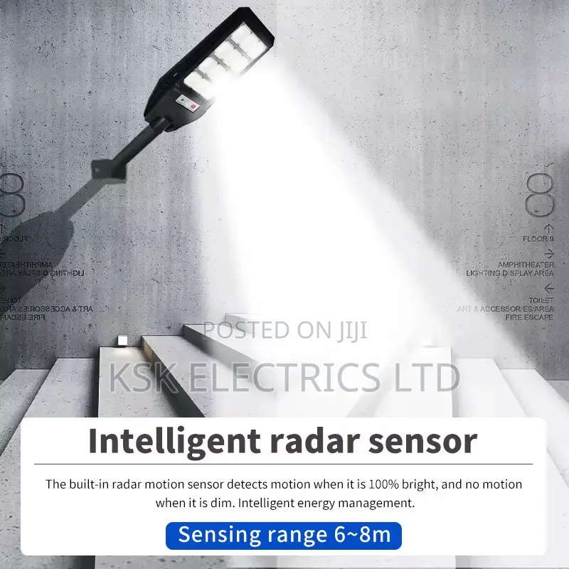 200w Outdoor Solar Street Light Radar Induction Solar Led Li