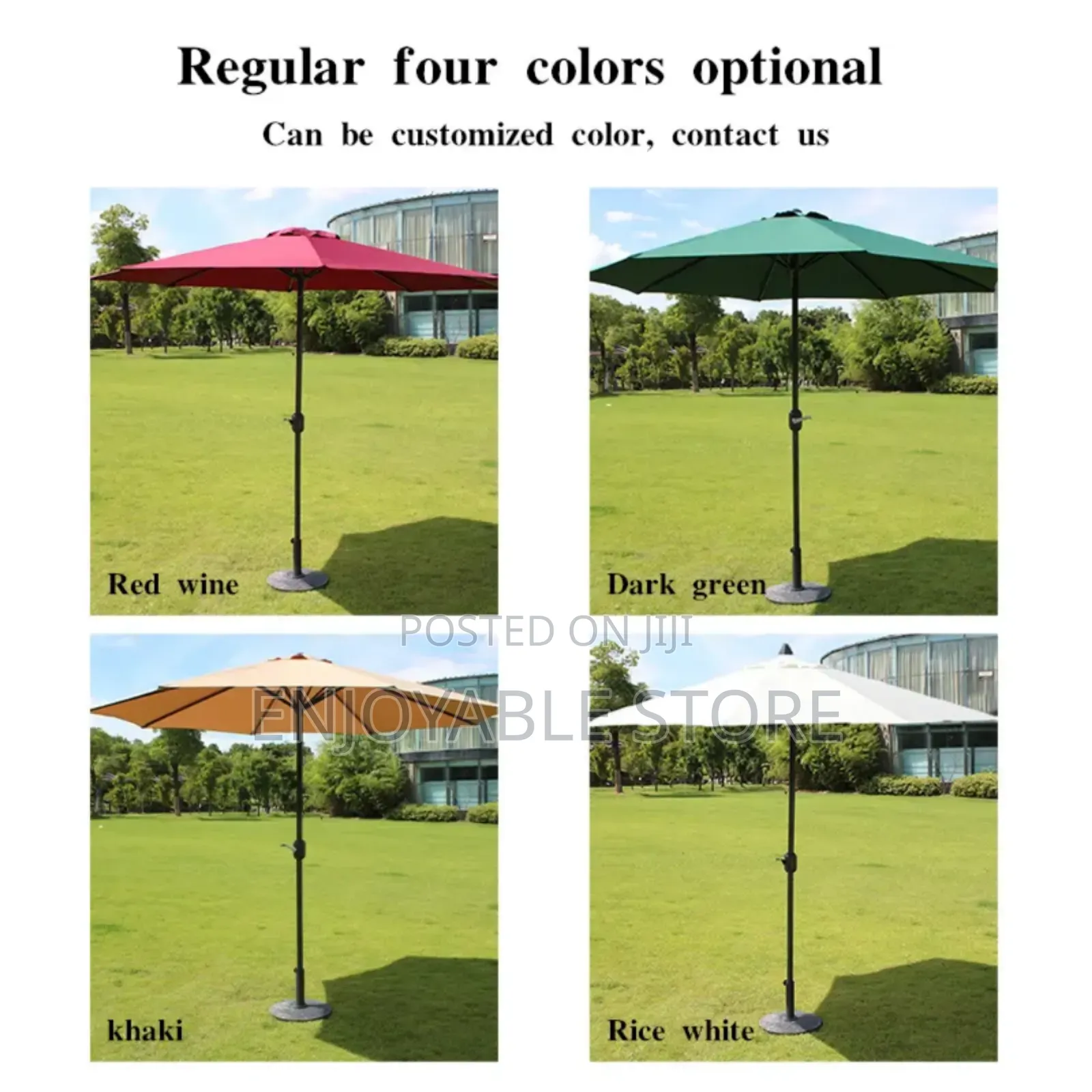 Center Pole Umbrella Outdoor Parasol