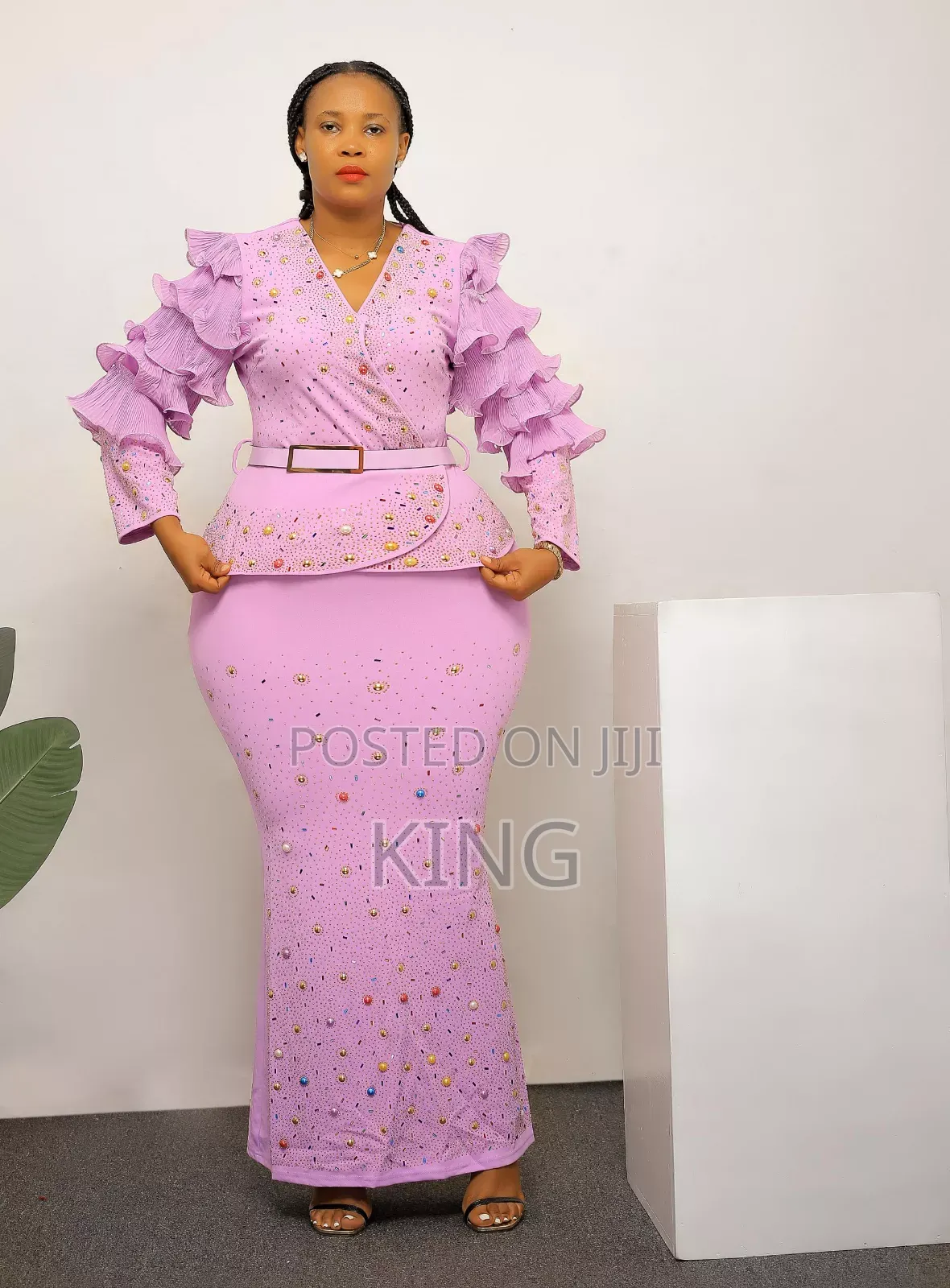 Feminine Two-Piece Dress