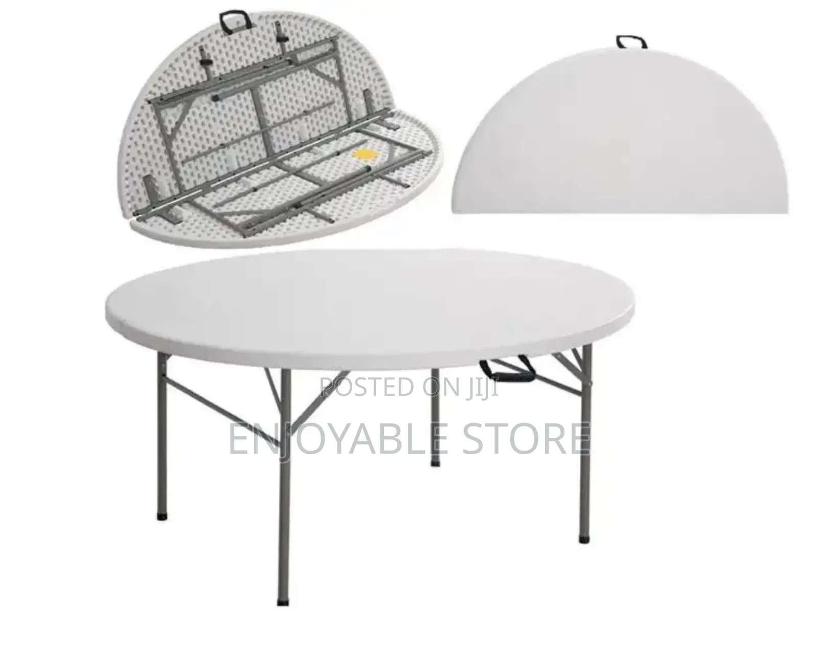 Plastic Foldable Round Table 240cm for Camping/Parties