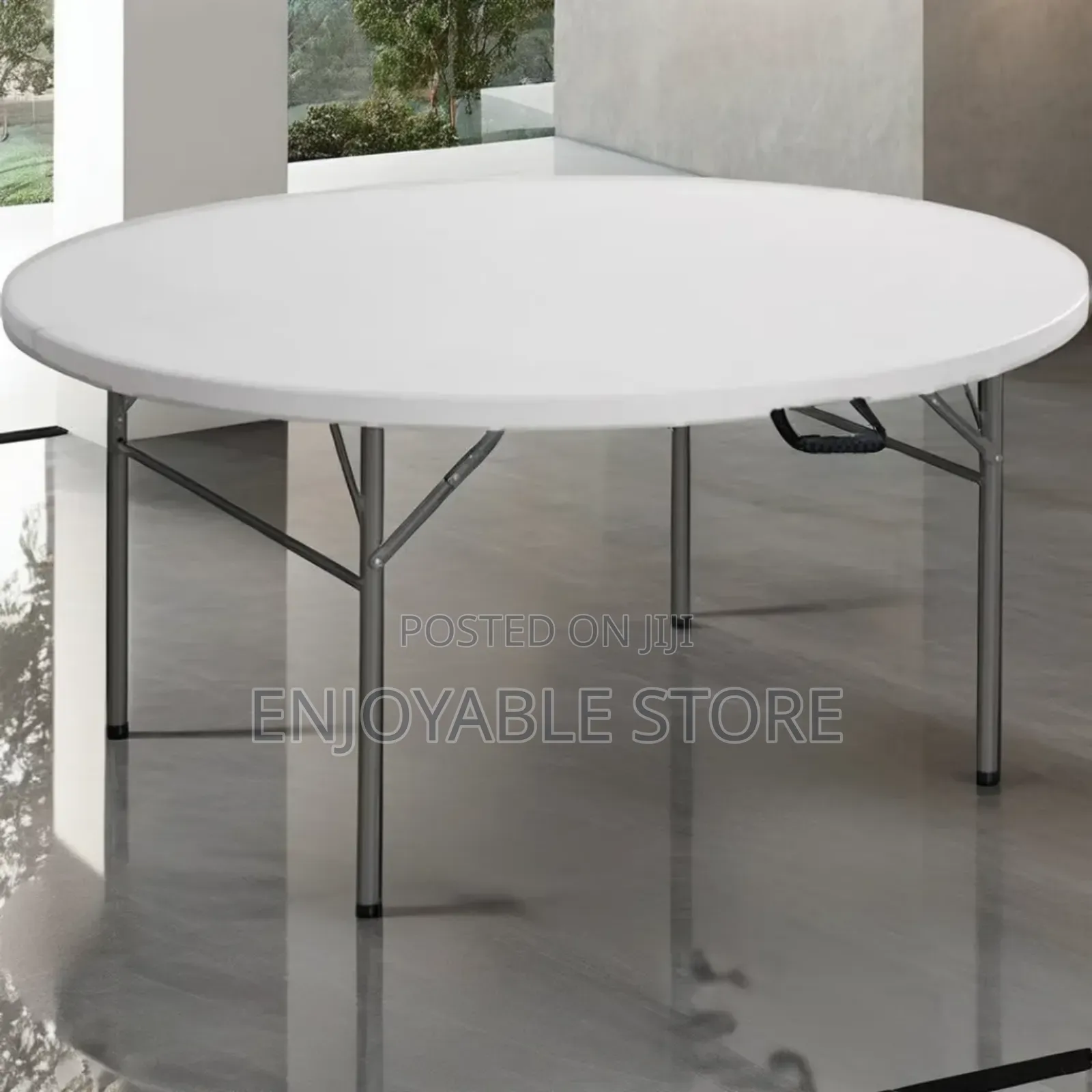 Plastic Foldable Round Table Large Size 240cm