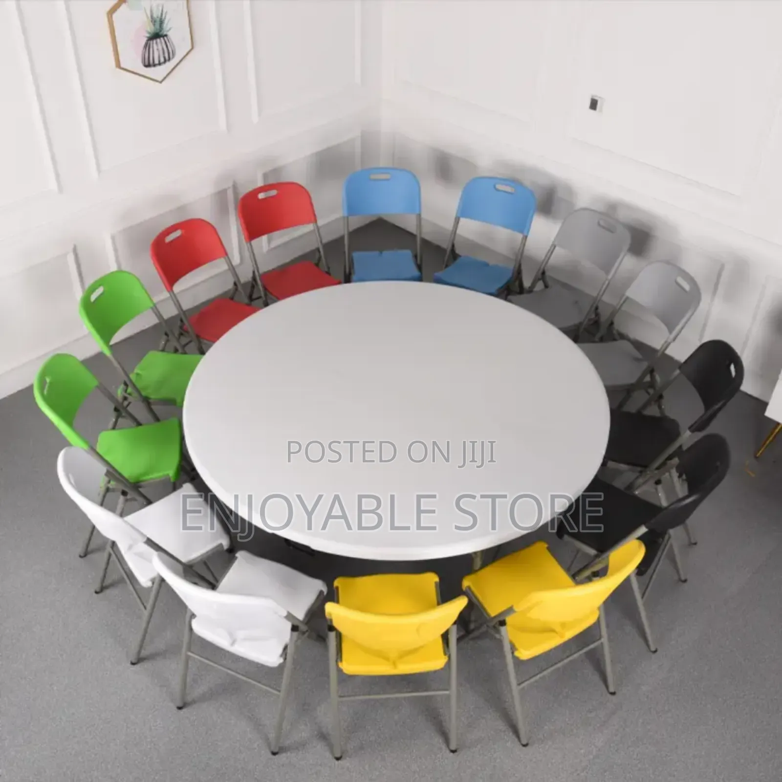 Plastic Foldable Round Table Large Size 240cm