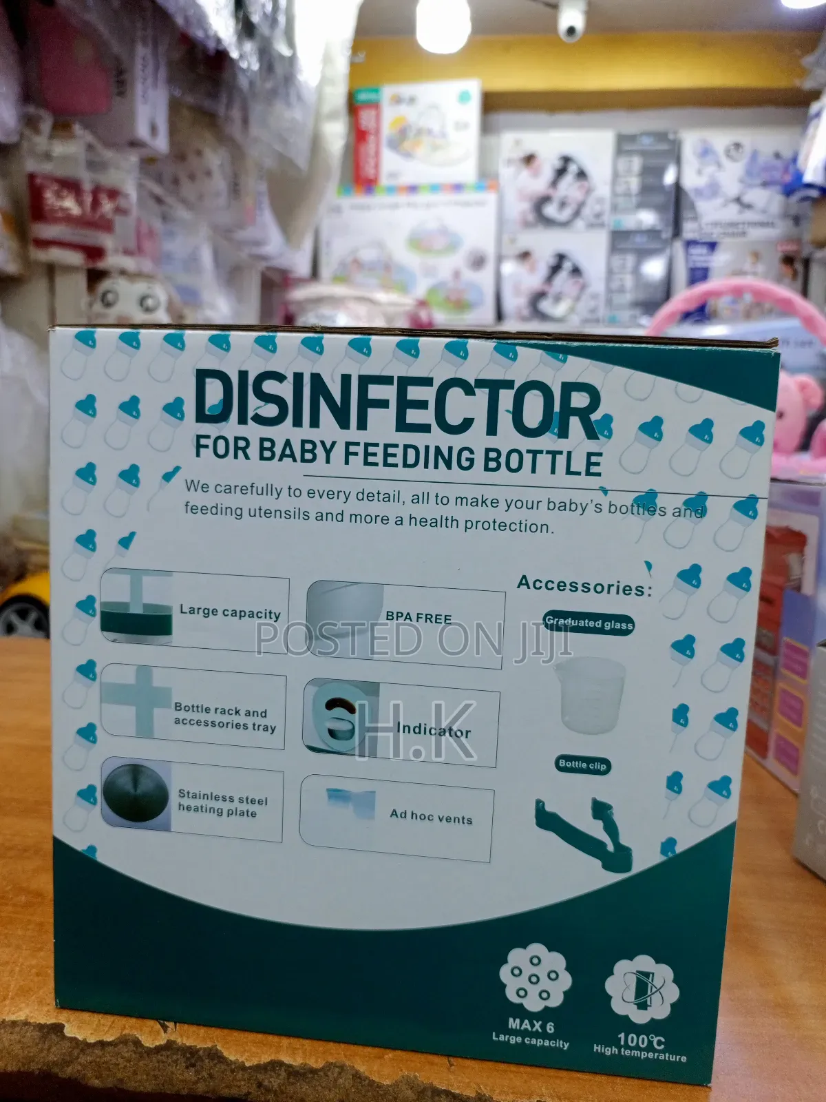 Dr. Gym Disinfector for Baby Feeding Bottles.