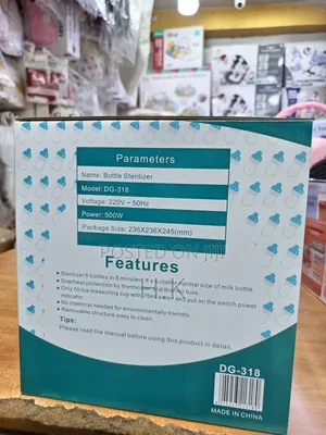 Dr. Gym Disinfector for Baby Feeding Bottles.