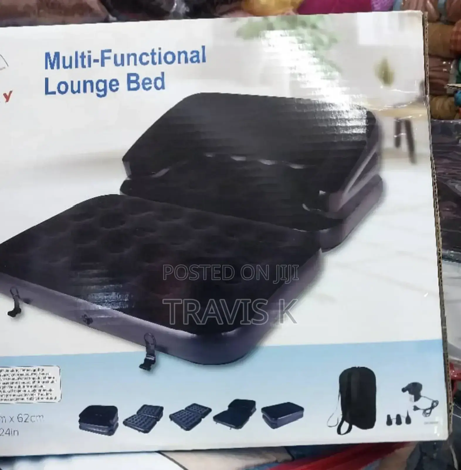Multifunctional Inflatable Lounge Bed