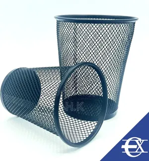 Metal Mesh Trash Can (Small)