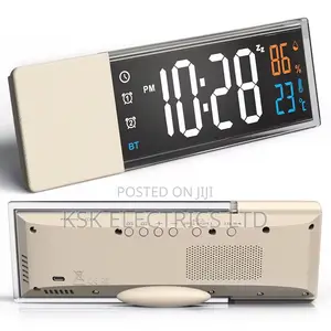 Wireless Bluetooth Speaker Alarmclock Speakerand Led Display