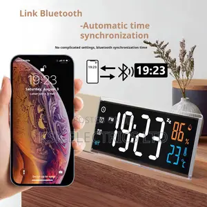 Wireless Bluetooth Speaker Alarmclock Speakerand Led Display