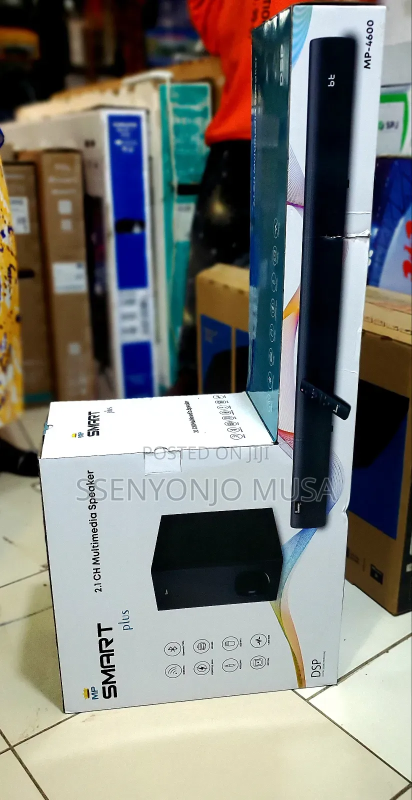 Smartplus Soundbar 2.1ch Mp-4500 (120w, Bluetooth, Subwoofer)