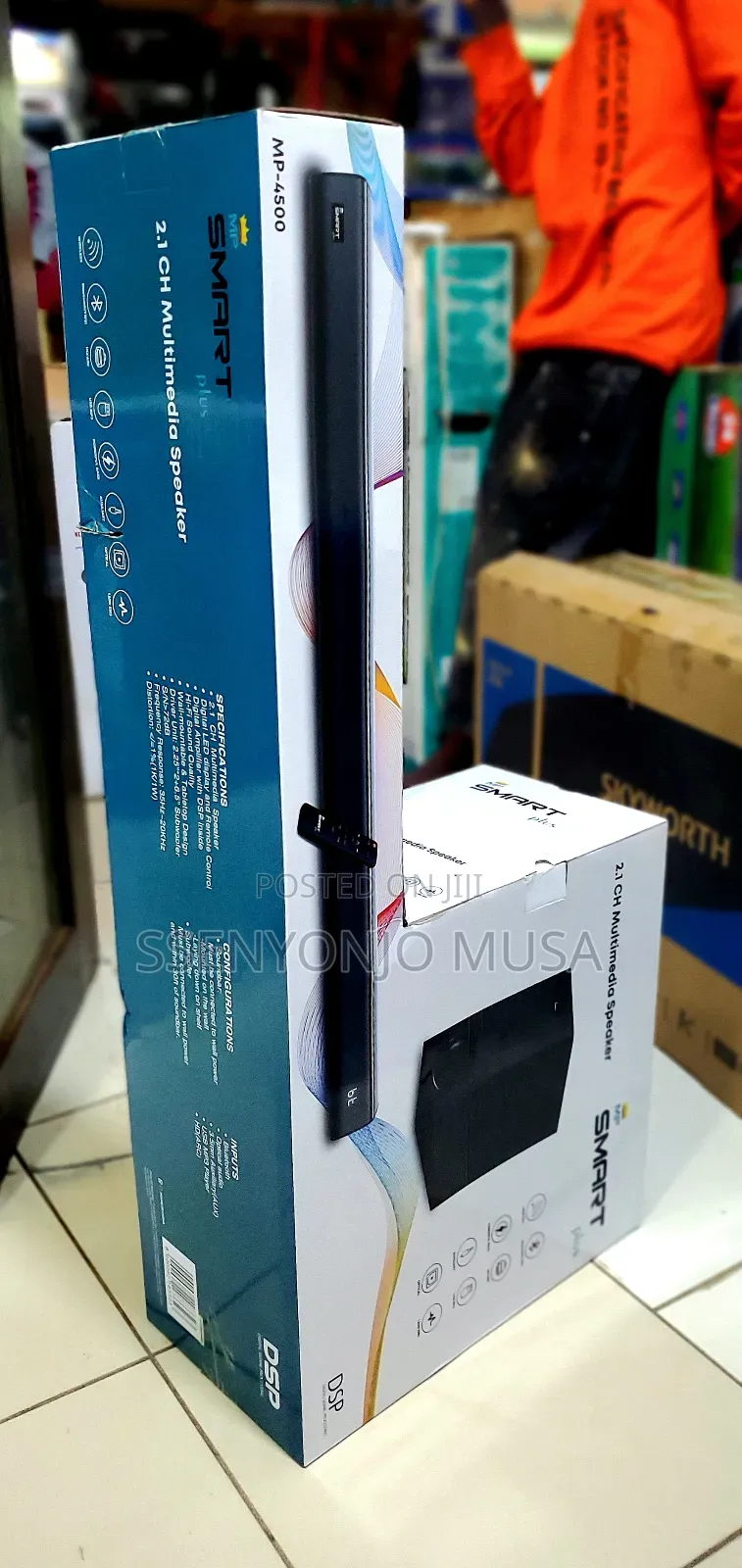 Smartplus Soundbar 2.1ch Mp-4500 (120w, Bluetooth, Subwoofer)