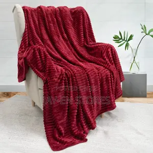 Maroon One Boded Fleece Blanket