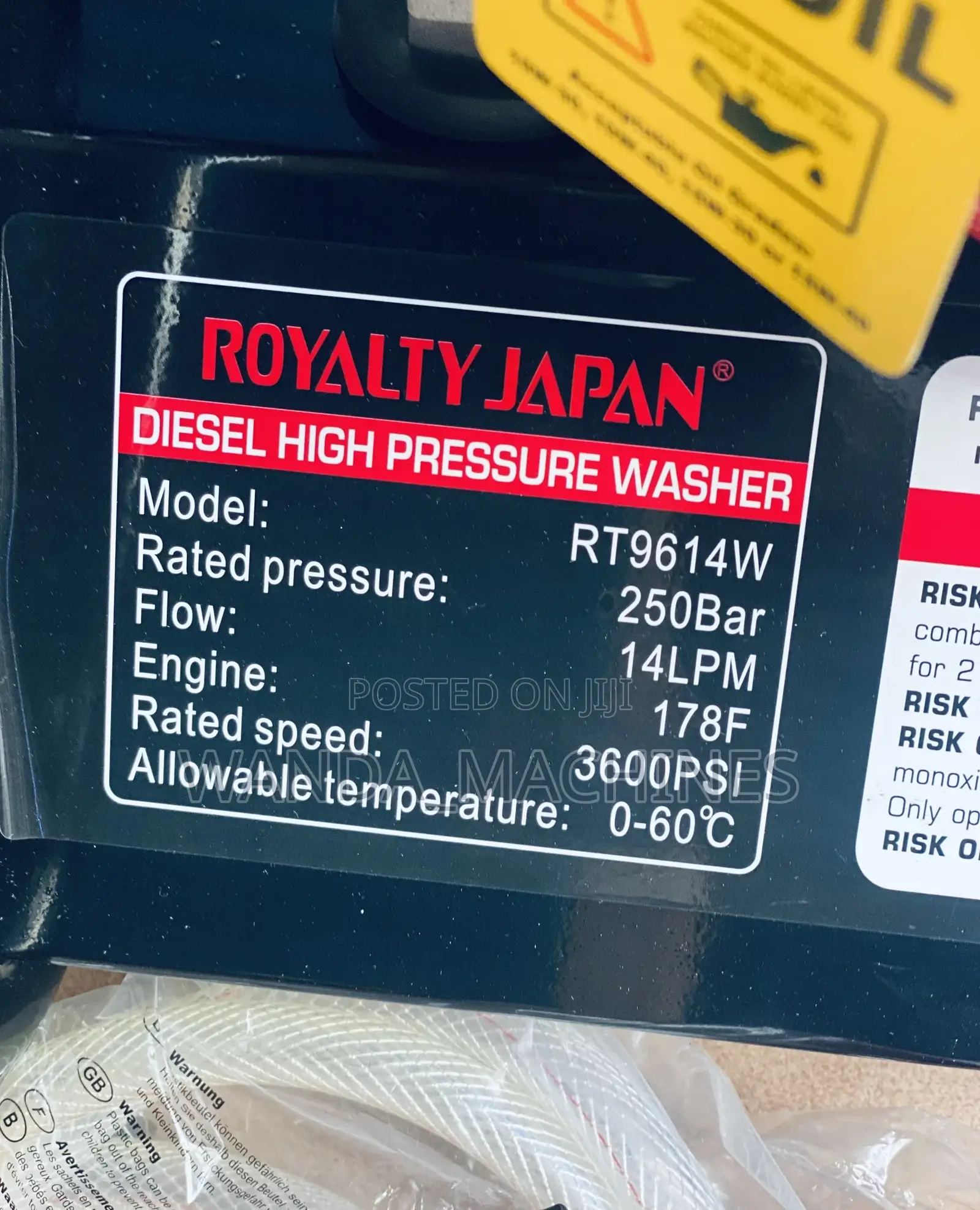 3600psi Diesel Pressure Washer Machine