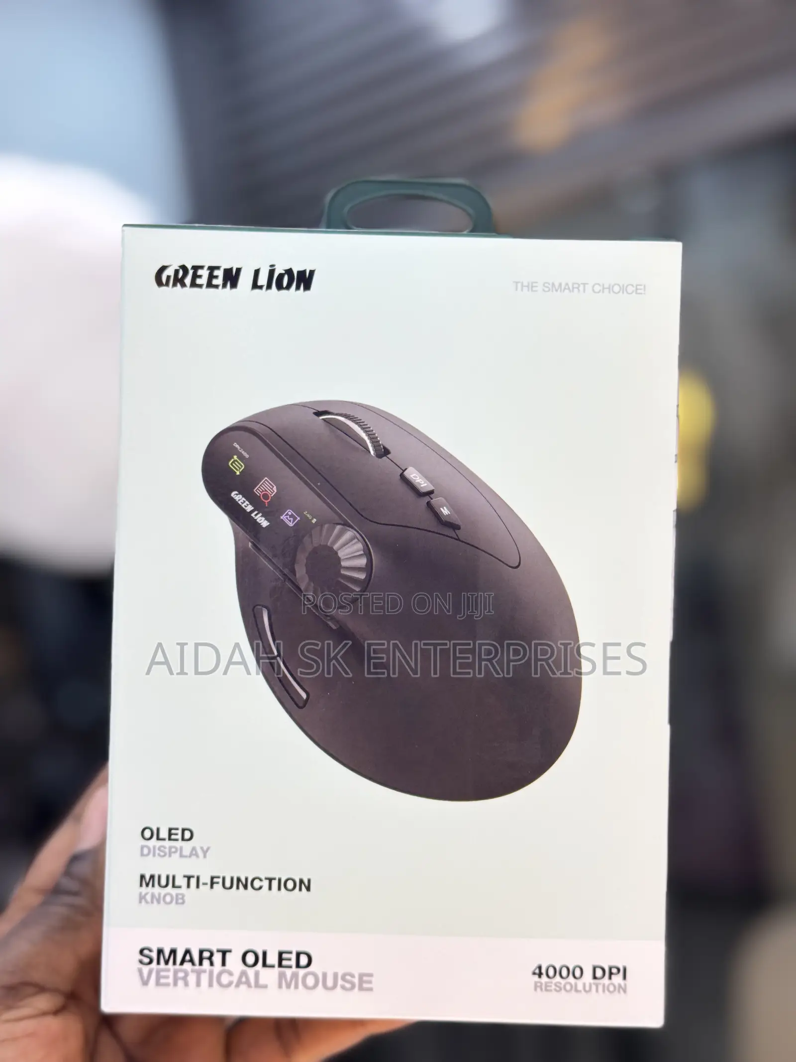 Green Lion Smart Oled Vertical Mouse in Central Division - Computer ...