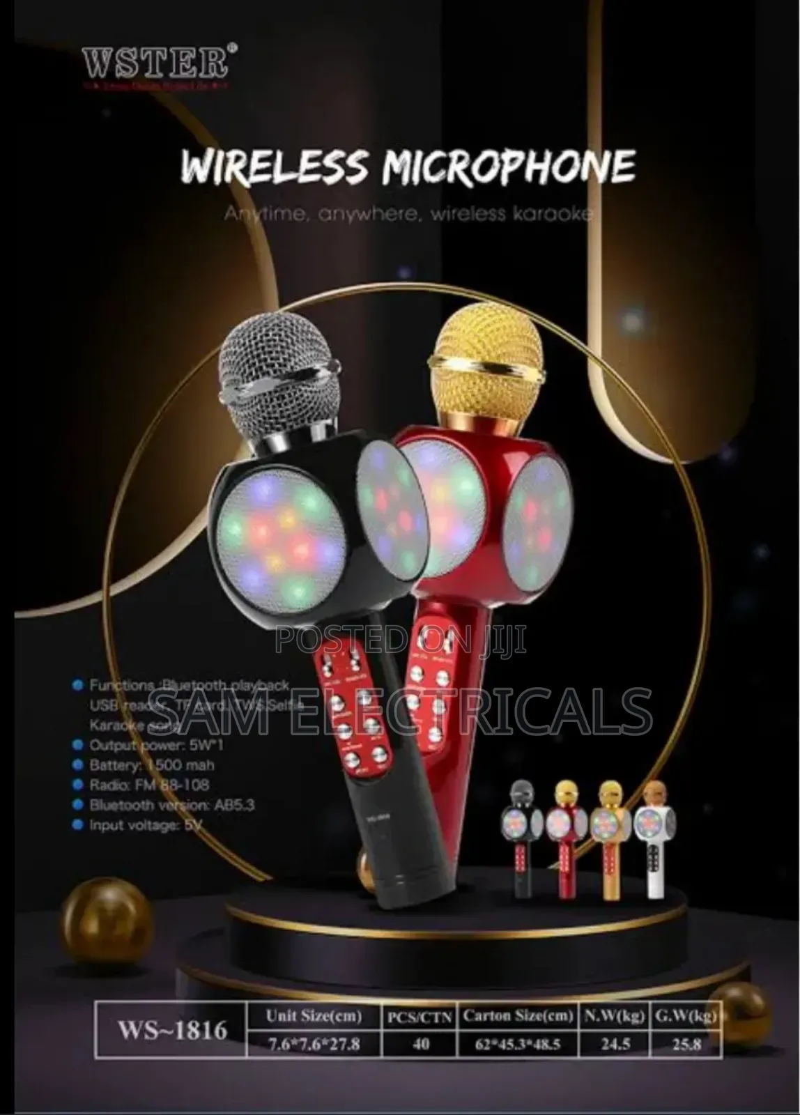 Kids Wireless Karaoke Mic
