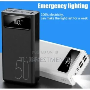 Power Bank 50000 Mah Portable Charger Led External Mobile 