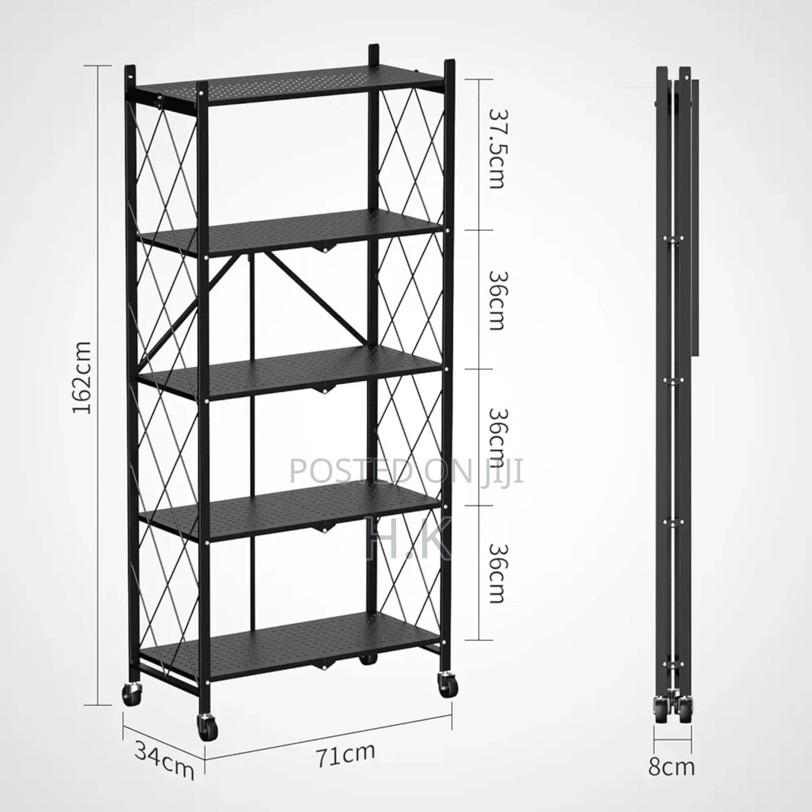 5-Tier Folding Shelf